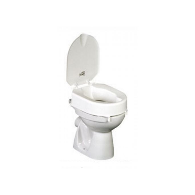 Toilet seat elevation cap with flap Etac HI-Loo 10 cm_1
