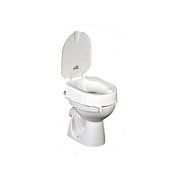 Toilet seat elevation cap with flap Etac HI-Loo 10 cm_1
