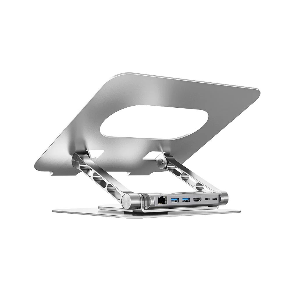 UNITEK ADJUSTABLE LAPTOP STAND + HUB_2