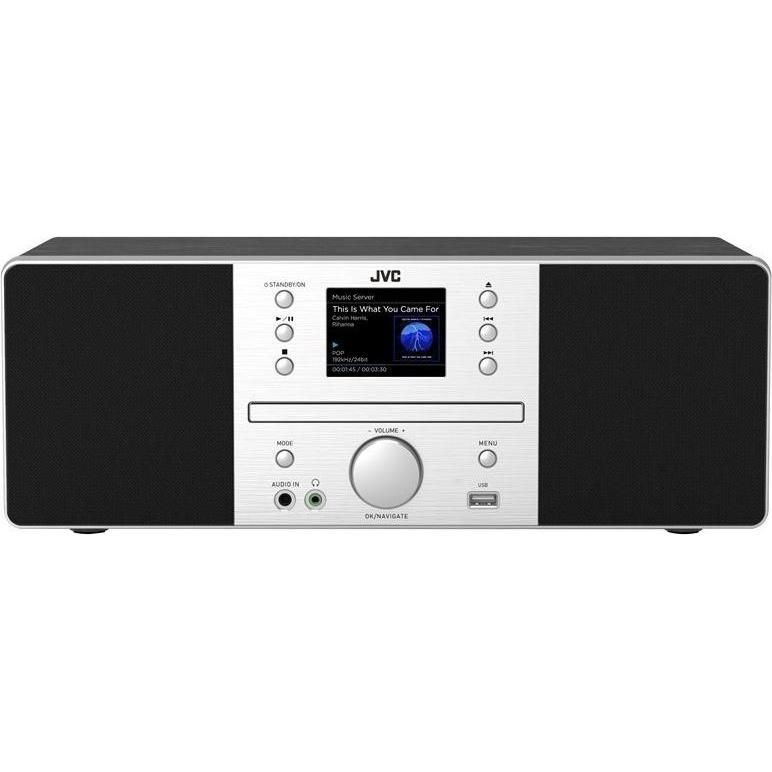 JVC RD-E874B Tower Bluetooth 20 W Black  Silver_1