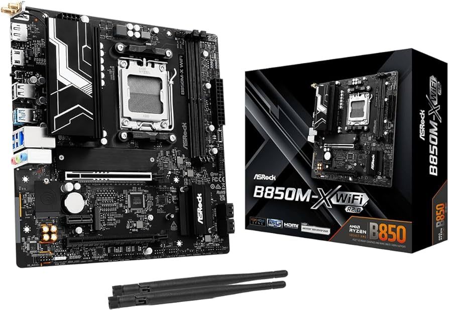 Asrock B850M-X WiFi R2 AMD B850 Socket AM5 micro ATX_2