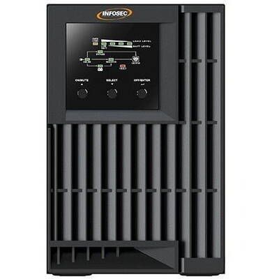 Infosec E4 Value 1000 uninterruptible power supply (UPS) Double-conversion (Online) 1 kVA 3 AC outlet(s)_1