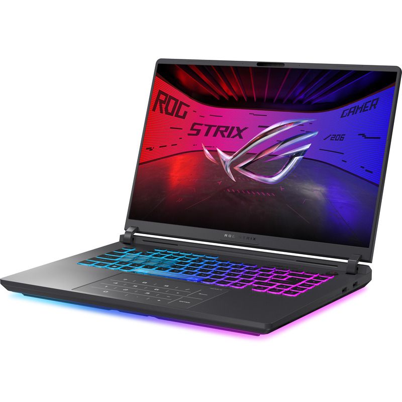 Laptop Gaming Asus Rog Strix G16, G615JHR-RV077, 16-inch, FHD+ 16:10 (1920 x 1200, WUXGA), Intel® Core™ i7 Processor 14650HX 2.2 GHz (30MB Cache, up to 5.2 GHz, 16 cores, 24 Threads), Intel® UHD Graphics, NVIDIA® GeForce RTX™ 5050 Laptop GPU, 165Hz, 2x DDR5 SO-DIMM slots, 2x M.2 PCIe, DDR5 16GB_6