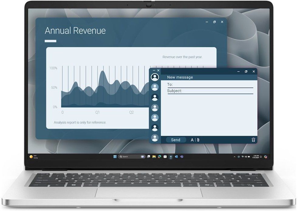 DELL Pro 14 PC14250 Intel Core Ultra 7 255U Laptop 35.6 cm (14