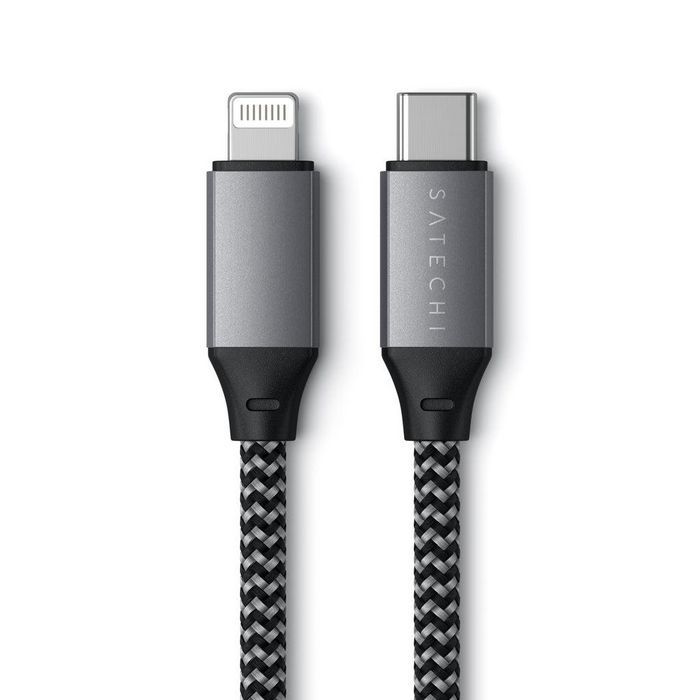 Satechi USB-C to Lightning Short Cable 25cm - Space Grey_1