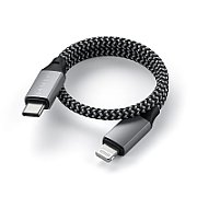 Satechi USB-C to Lightning Short Cable 25cm - Space Grey_2