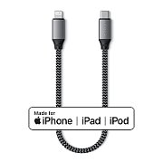 Satechi USB-C to Lightning Short Cable 25cm - Space Grey_4