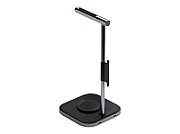 Satechi 2-IN-1 Headphone Stand w Wireless Charger USB-C (Cable inc., Adapter not inc.) - Space Grey)_1