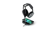 Satechi 2-IN-1 Headphone Stand w Wireless Charger USB-C (Cable inc., Adapter not inc.) - Space Grey)_2