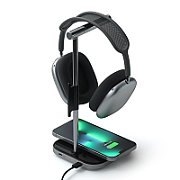 Satechi 2-IN-1 Headphone Stand w Wireless Charger USB-C (Cable inc., Adapter not inc.) - Space Grey)_5