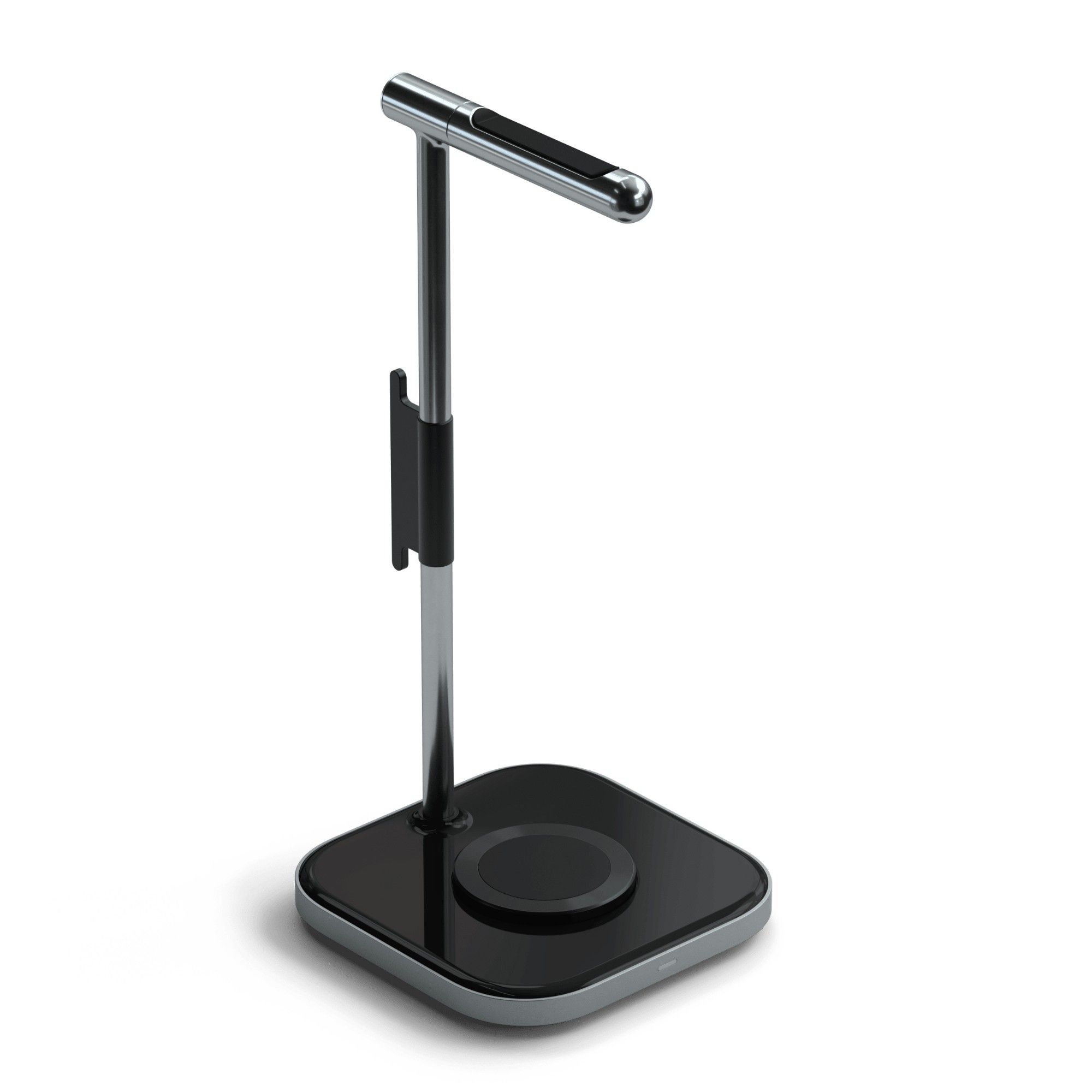Satechi 2-IN-1 Headphone Stand w Wireless Charger USB-C (Cable inc., Adapter not inc.) - Space Grey)_6