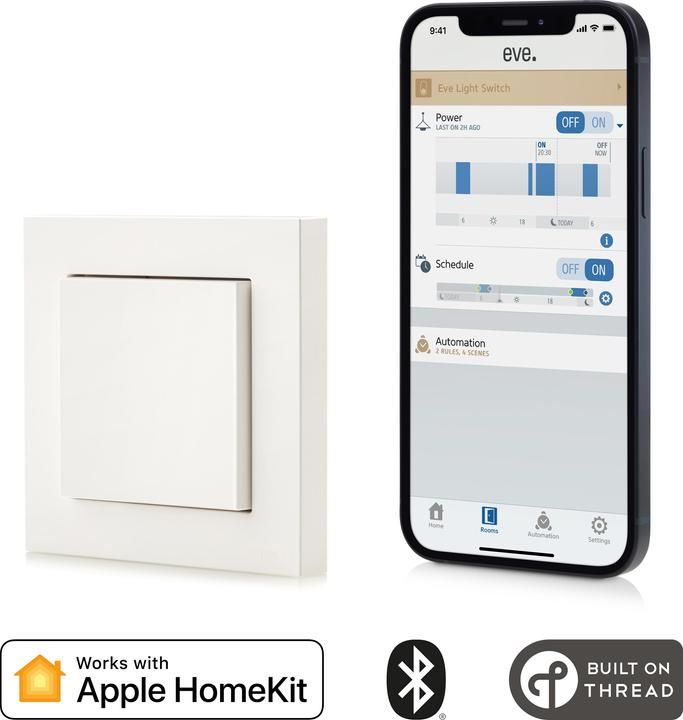 Eve Light Switch Connected Wall Switch - Thread compatible_2