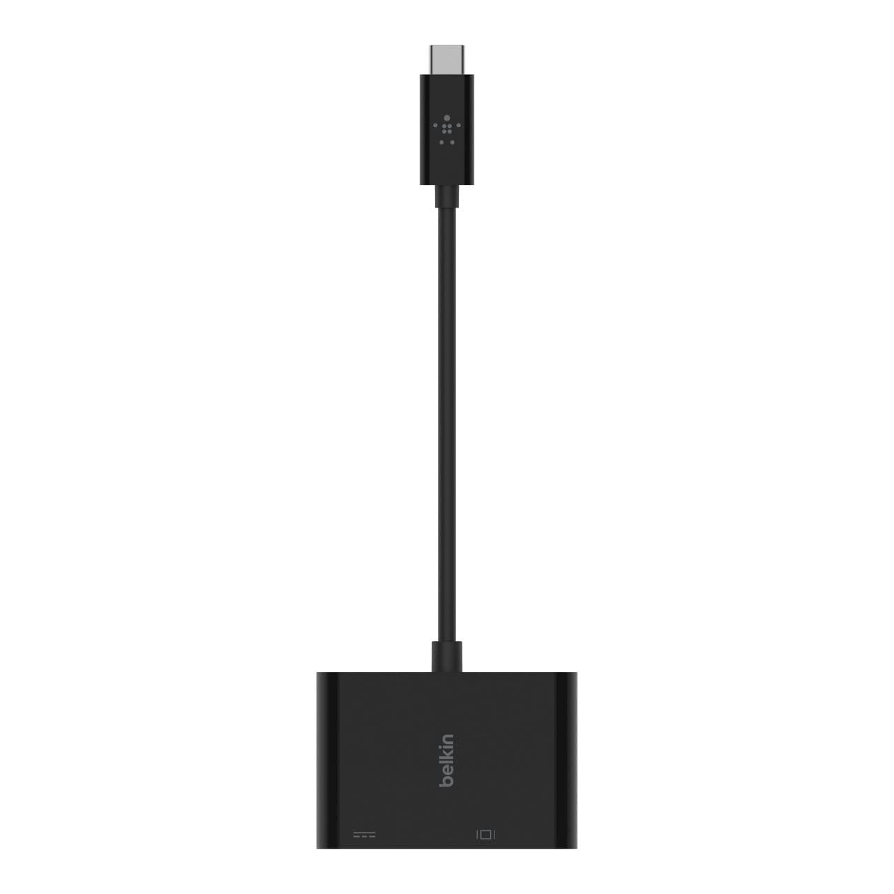 Belkin USB-C to VGA + Charge Adapter (60W PD) - Black_2
