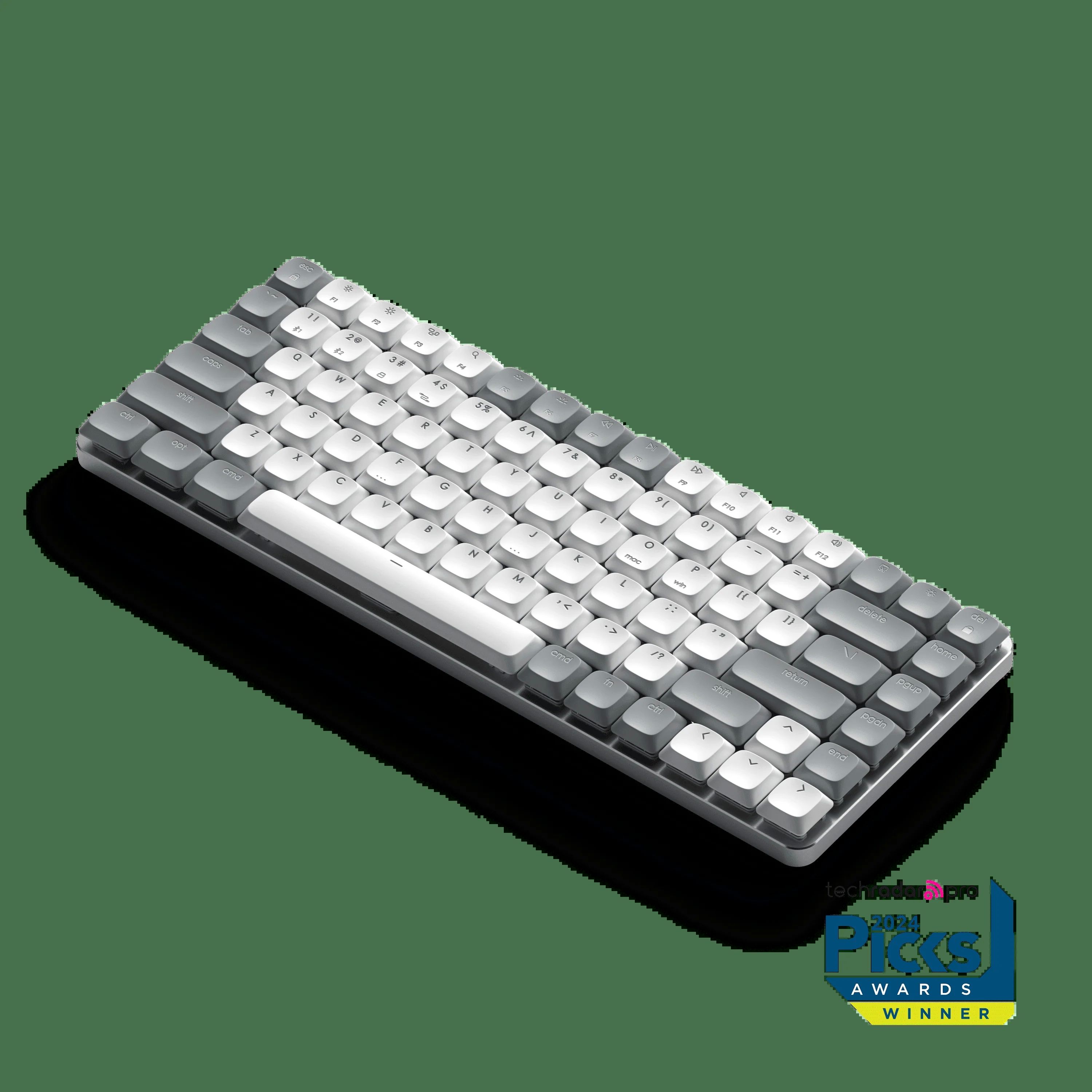 Satechi SM1 Slim Mechanical Backlit Bluetooth Keyboard (Windows Keycaps - Windows, Left Alt, Right Alt 2.4GHz USB Receiver) - Grey/White_3