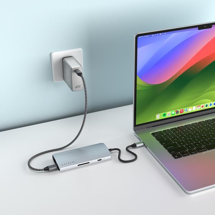 Satechi USB-C MultiPort Adapter 8K with Ethernet V3 - Silver_4