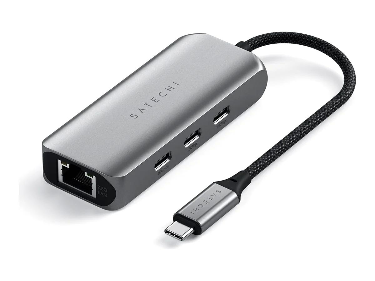 Satechi 4-in-1 USB-C Hub with 2.5 Gigabit Ethernet - Space Gray_3
