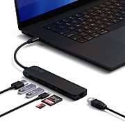 Satechi 7-in-1 USB-C Slim Multiport Adapter with Ethernet - Silver_4