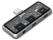 Satechi Mobile XR Hub with dual USB-C and Audio - Space Gray_2