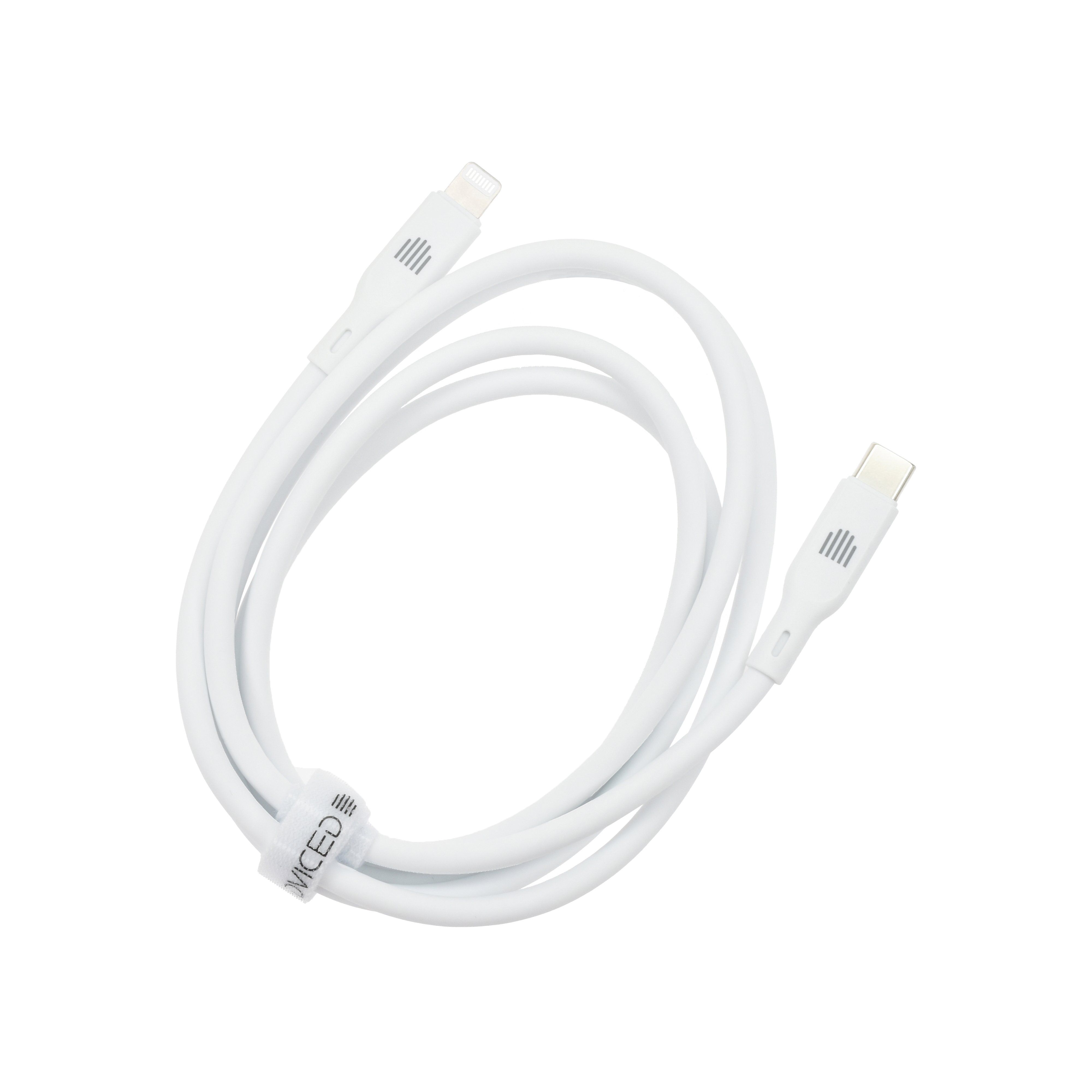 Dviced Cable USB-C to Lightning silicone 1,25m - Black_4