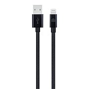 Dviced Cable USB-A to Lightning Nylon Textile 1,25m - Black_1