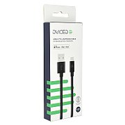 Dviced Cable USB-A to Lightning Nylon Textile 1,25m - Black_3