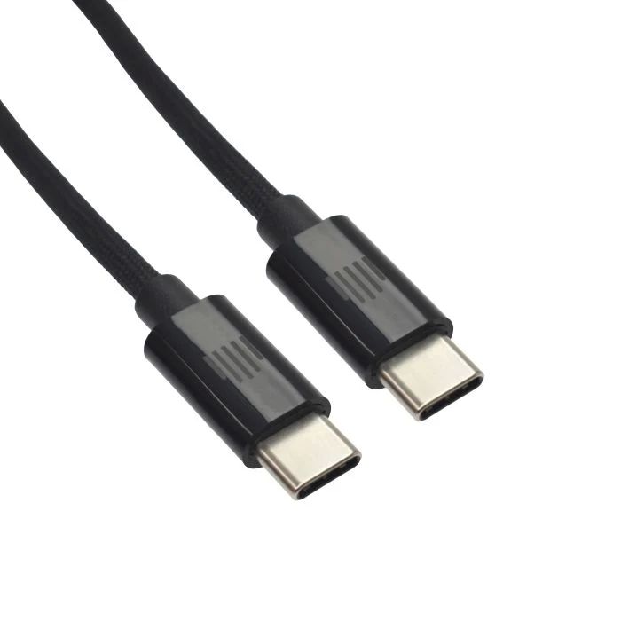 Dviced Cable USB-C to USB-C Nylon Textile 0,25m - Black_1