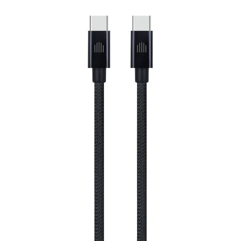 Dviced Cable USB-C to USB-C Nylon Textile 0,25m - Black_2
