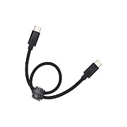 Dviced Cable USB-C to USB-C Nylon Textile 0,25m - Black_3
