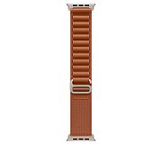 Apple Watch 49mm Loop:  Terra Cotta Alpine Loop - Medium - Natural Titanium Finish_1