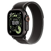 Apple Watch 49mm Loop:  Black/Charcoal Trail Loop - M/L - Black Titanium Finish_2