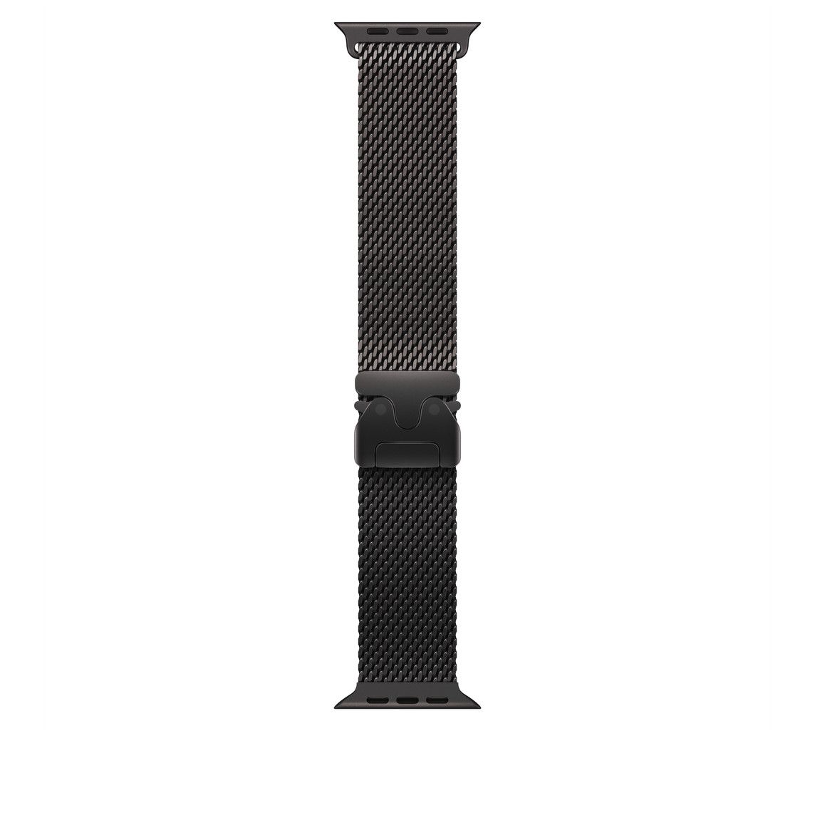 Apple Watch 49mm Loop:  Black Titanium Milanese Loop - Large_1