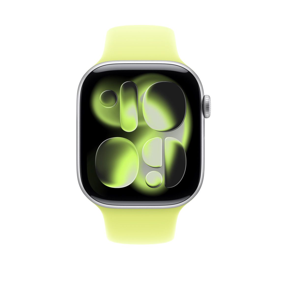 Apple Watch 46mm Band:  Neon Yellow Sport Band - S/M - SEASONAL_3
