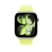 Apple Watch 46mm Band:  Neon Yellow Sport Band - S/M - SEASONAL_3