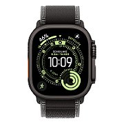 Apple Watch Ultra 3 GPS + Cellular 49mm Black Titanium Case with Black/Charcoal Trail Loop - S/M_3