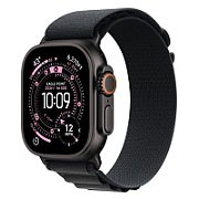Apple Watch Ultra 3 GPS + Cellular 49mm Black Titanium Case with Black Alpine Loop - Large_1