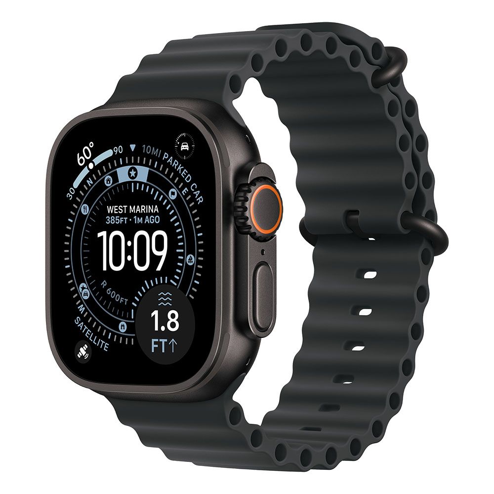 Apple Watch Ultra 3 GPS + Cellular 49mm Black Titanium Case with Black Ocean Band_1