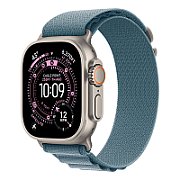 Apple Watch Ultra 3 GPS + Cellular 49mm Natural Titanium Case with Light Blue Alpine Loop - Medium_1