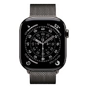 Apple Watch Series 11 GPS + Cellular 46mm Slate Titanium Case with Slate Milanese Loop - M/L_3