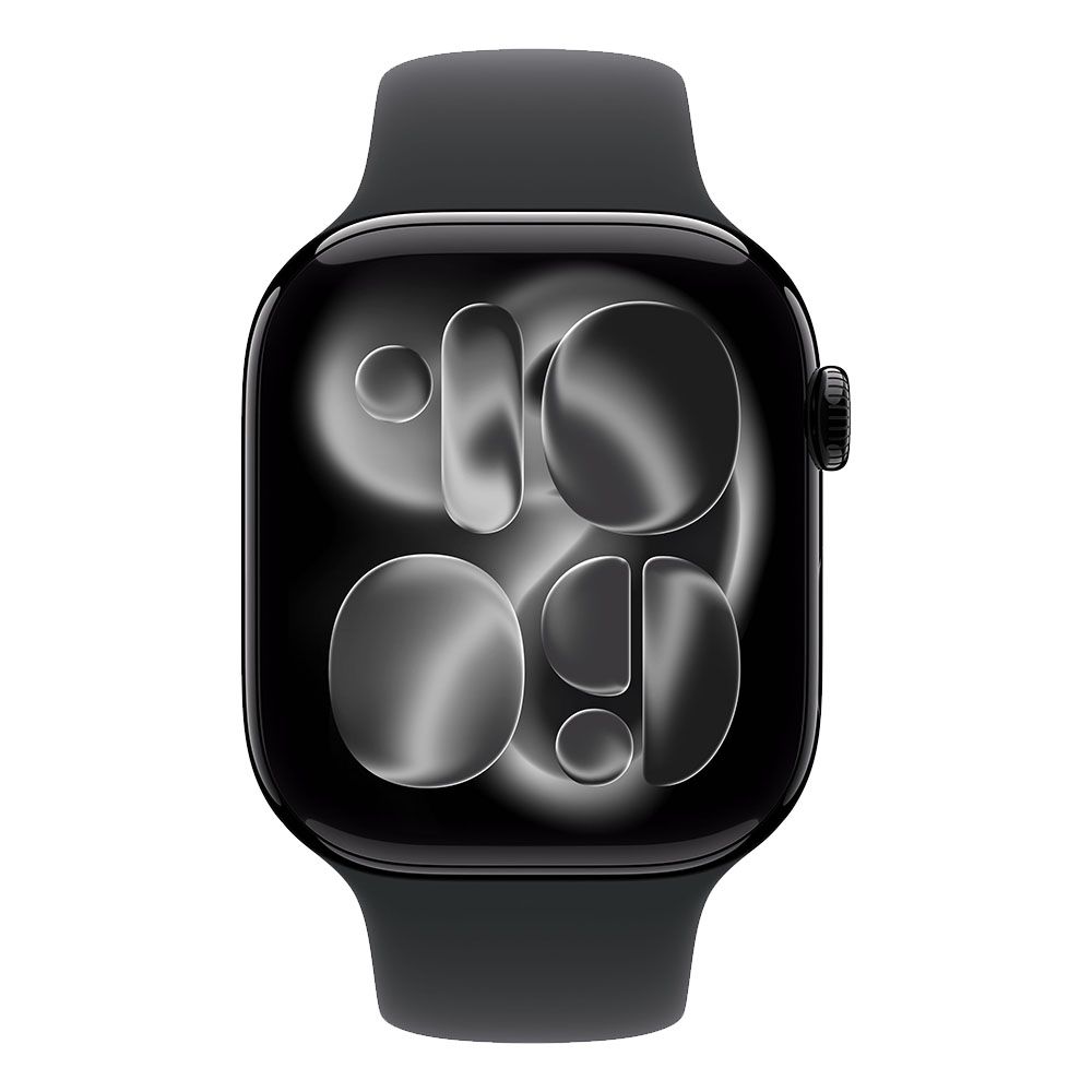 Apple Watch Series 11 GPS 46mm Jet Black Aluminium Case with Black Sport Band - S/M_3