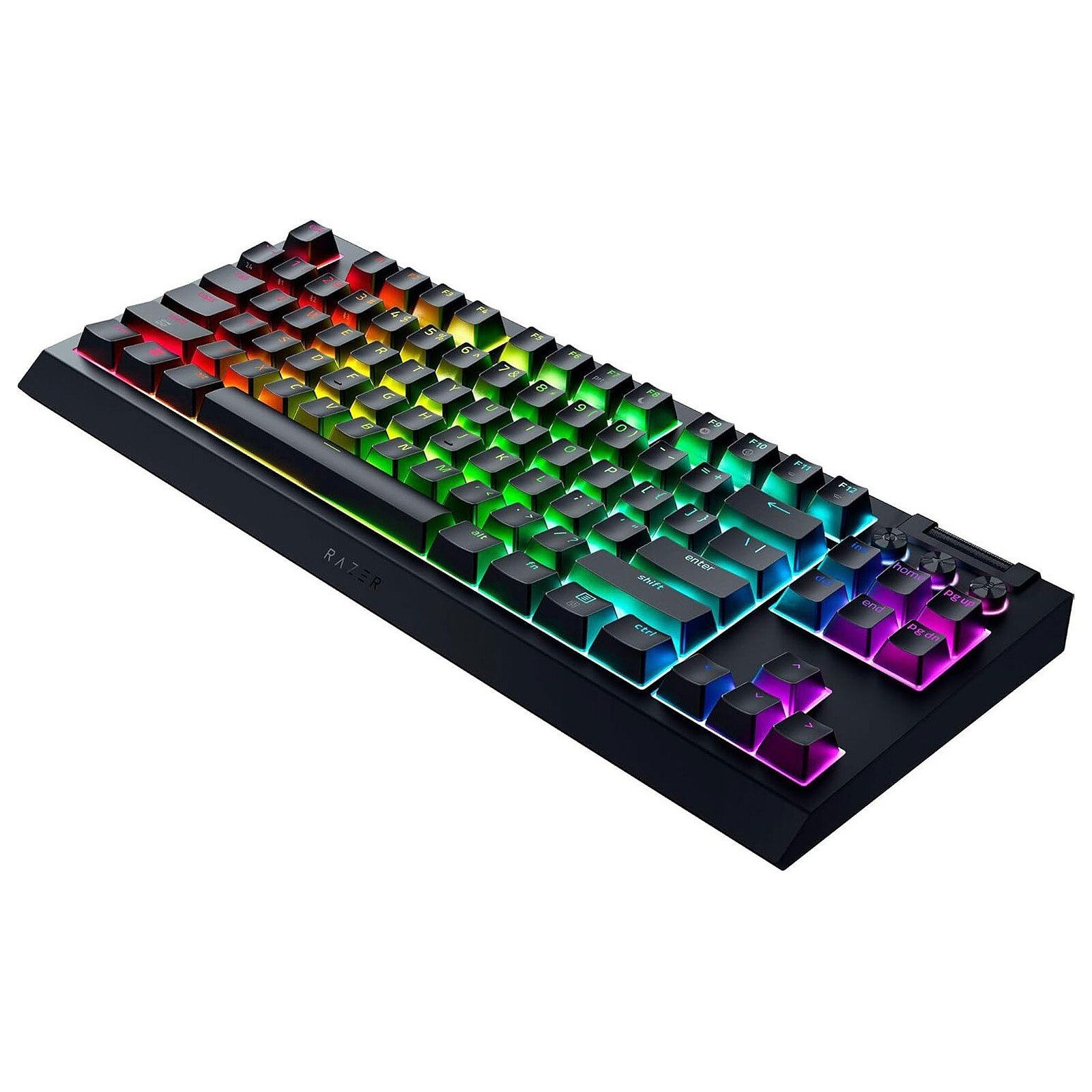 Tastatura wireless Razer Blackwidow V4 TKL HyperSpeed, switch Razer™ Mechanical Switches Gen-3 (Tactile), iluminare Razer™ Chroma RGB, pana la 980 ore autonomie, negru_1