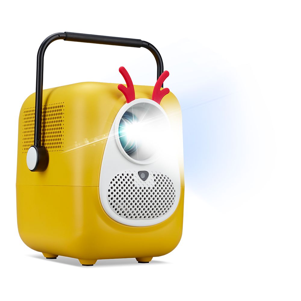 Videoproiector Aopen QF23s, LCD, 1080p, 200 lm, HDMI, Boxe, Galben_4