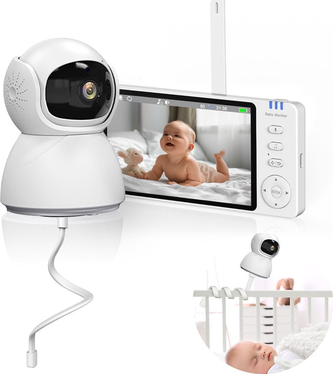 Extralink Reya Baby Monitor 5' VOX 2.4 GHz_2