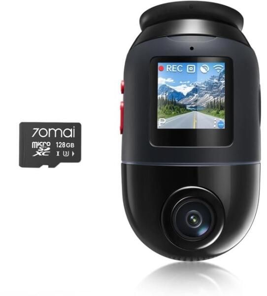 X800-2BK-SD128 70mai Dash Cam X800-2 (Black)-SD128GB_3