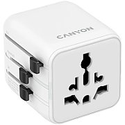 CANYON Travel Adapter OnTour One EU/UK/US/AUS   White_1