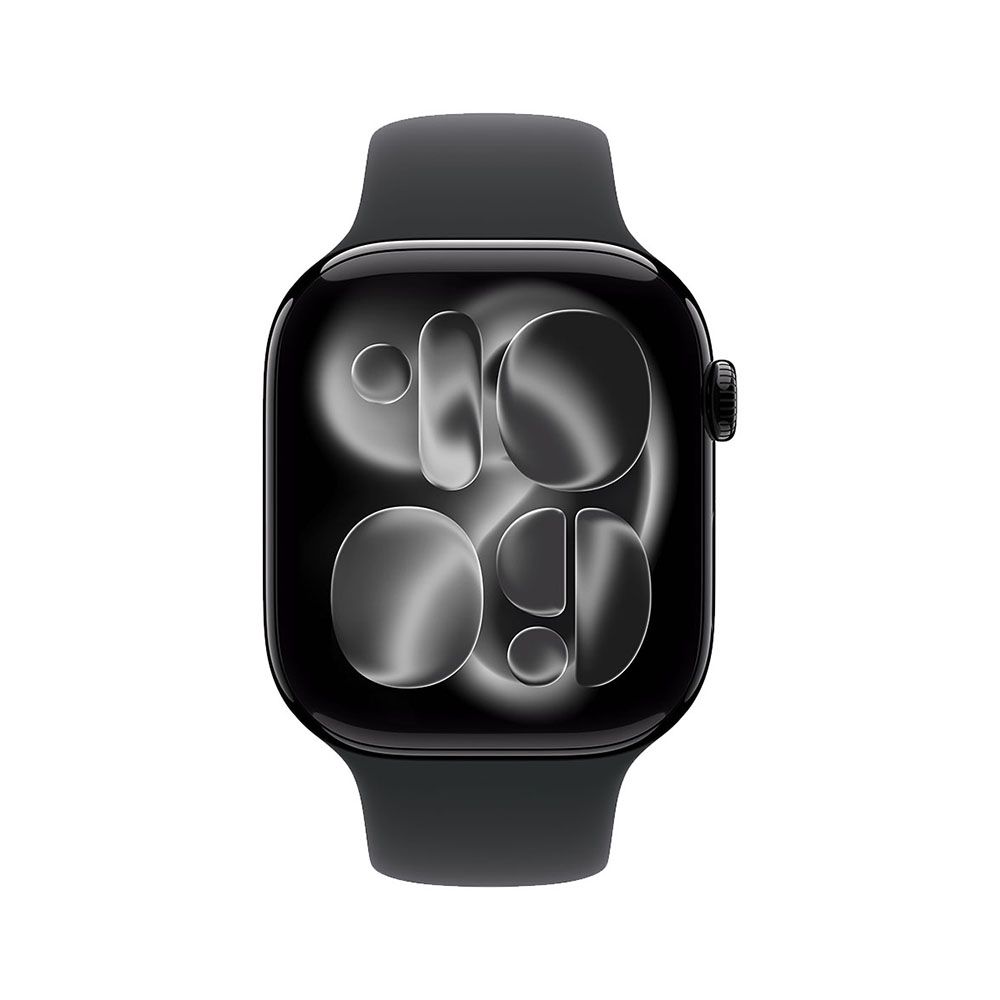 Apple Watch S11 GPS 42mm Jet Black Aluminium Case with Black Sport Band - M/L_2
