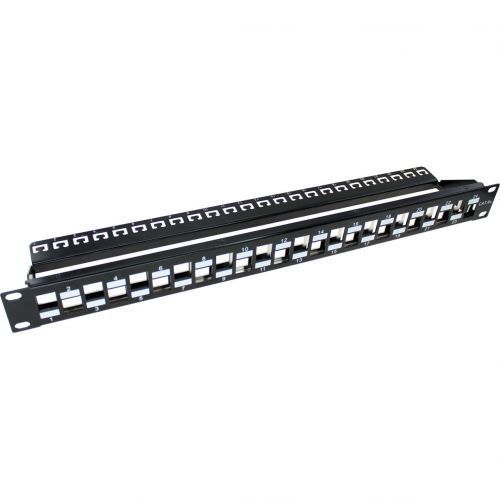 Accesoriu retelistica PXW UB24-2724, Patch Panel 24 porturi, keystone, Cat6, 1U, neechipat_1
