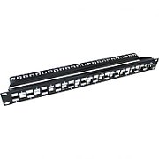 Accesoriu retelistica PXW UB24-2724, Patch Panel 24 porturi, keystone, Cat6, 1U, neechipat_1