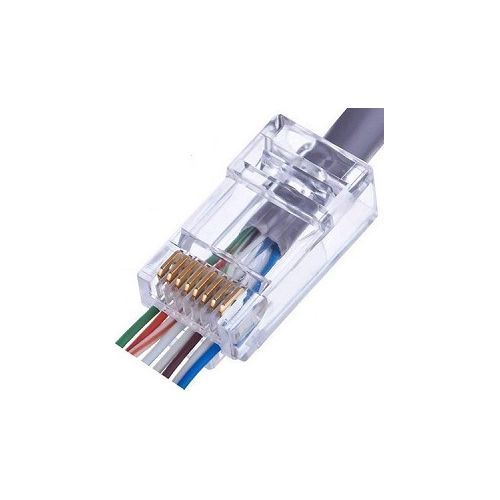 Accesoriu retelistica PXW MPUC5E-303FU/H/100 Mufa RJ45 UTP Cat5e cu gauri de trecere, 3U, set 100 buc._1