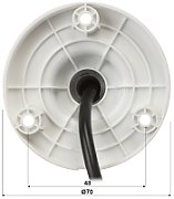 Camera de supraveghere Dahua HAC-HFW1200C-0280B-S6 Bullet HDCVI si analogica, 2MP, CMOS 1/2.7, 2.8mm, IR 30m, super adapt, IP67, plastic_3