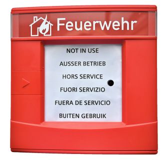 Buton conventional Bosch DM1103B-Ex dubla actiune, rosu, zona exploziva_2